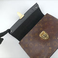 One-handle Flap MM　　 brown×black Monogram Canvas×calf leather M43125 FL2117ワンハンドルフラップMM モノグラム/ブラウン×ブラック モノグラムキャンバス×カーフレザー M43125 FL2117