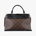 One-handle Flap MM　　 brown×black Monogram Canvas×calf leather M43125 FL2117ワンハンドルフラップMM モノグラム/ブラウン×ブラック モノグラムキャンバス×カーフレザー M43125 FL2117