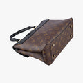 One-handle Flap MM　　 brown×black Monogram Canvas×calf leather M43125 FL2117ワンハンドルフラップMM モノグラム/ブラウン×ブラック モノグラムキャンバス×カーフレザー M43125 FL2117