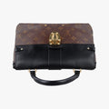 One-handle Flap MM　　 brown×black Monogram Canvas×calf leather M43125 FL2117ワンハンドルフラップMM モノグラム/ブラウン×ブラック モノグラムキャンバス×カーフレザー M43125 FL2117
