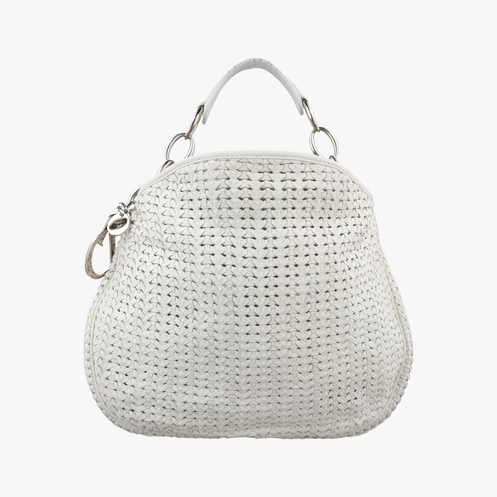 Soft lady dior hobo White lambskin 108-BM-1007ソフトレディディオールホーボー ホワイト ラムスキン 108-BM-1007