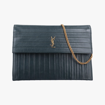 VICTOIRE Green Leather 555035 ALM555035.1118ヴィクトワール グリーン レザー 555035 ALM555035.1118