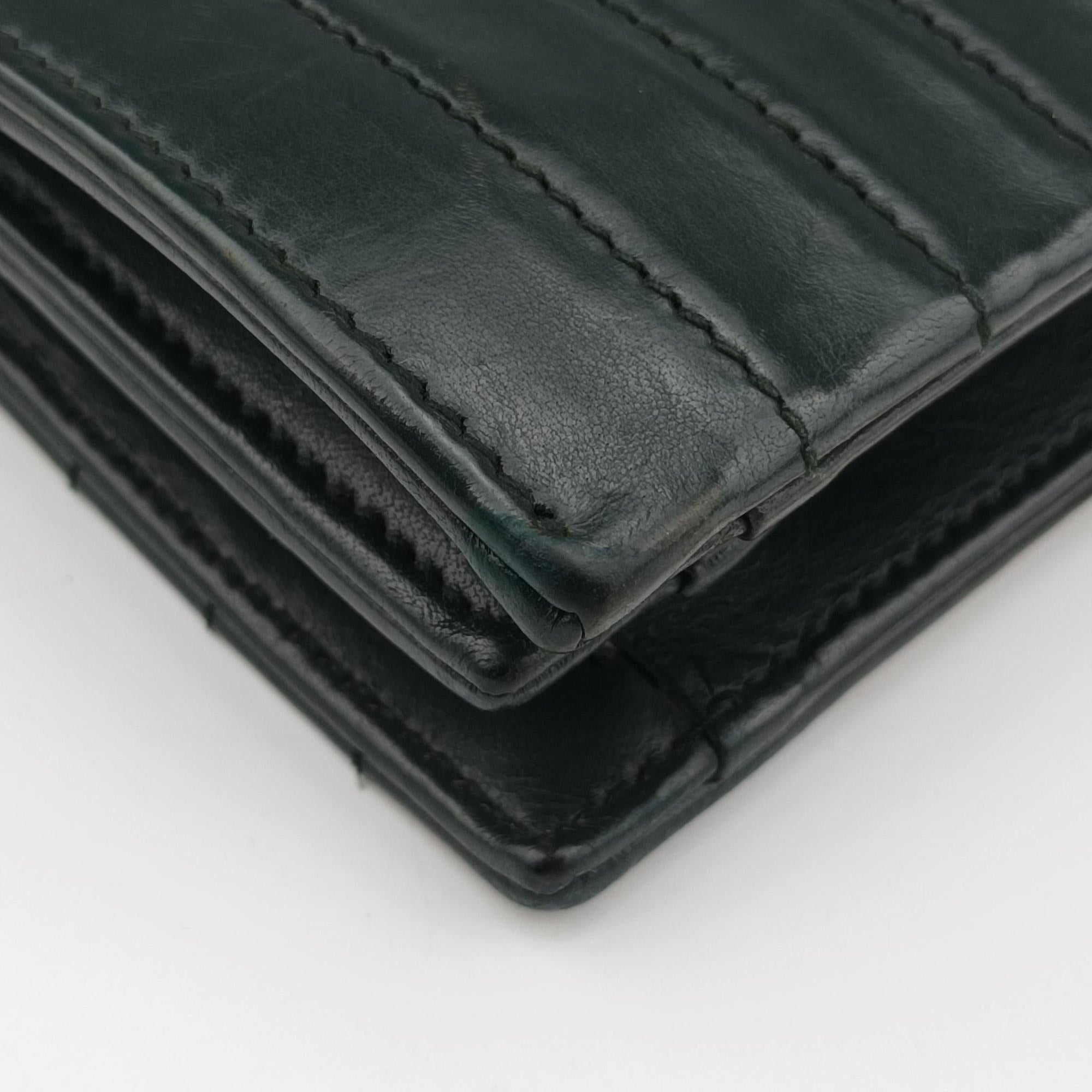 VICTOIRE Green Leather 555035 ALM555035.1118ヴィクトワール グリーン レザー 555035 ALM555035.1118