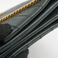 VICTOIRE Green Leather 555035 ALM555035.1118ヴィクトワール グリーン レザー 555035 ALM555035.1118