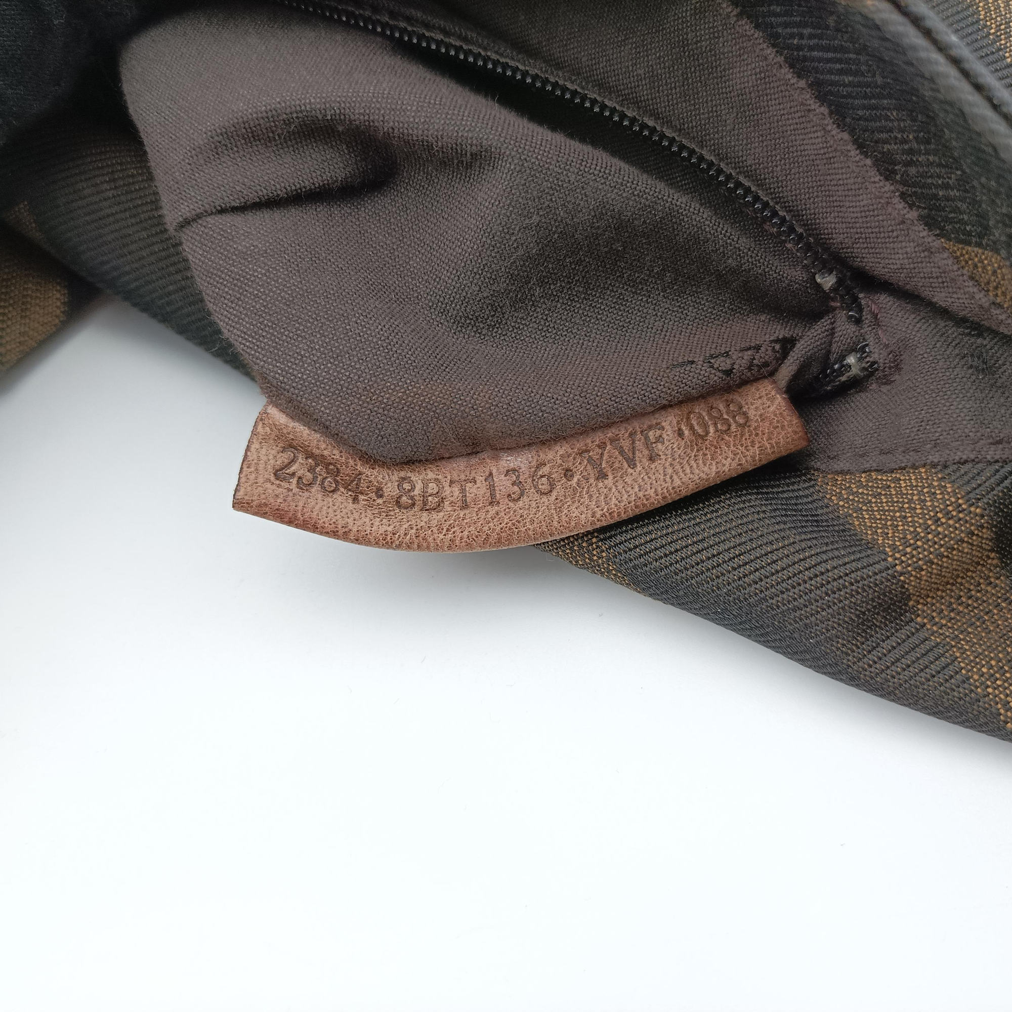 Mamma Bucket Brown canvas× Leather 8BT136 2384.8BT136.YVF.088マンマバケット ブラウン キャンバス× レザー 8BT136 2384.8BT136.YVF.088
