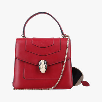 SERPENTI FOREVER Red Leather MM-M16-280165セルペンティ フォーエバー レッド レザー MM-M16-280165