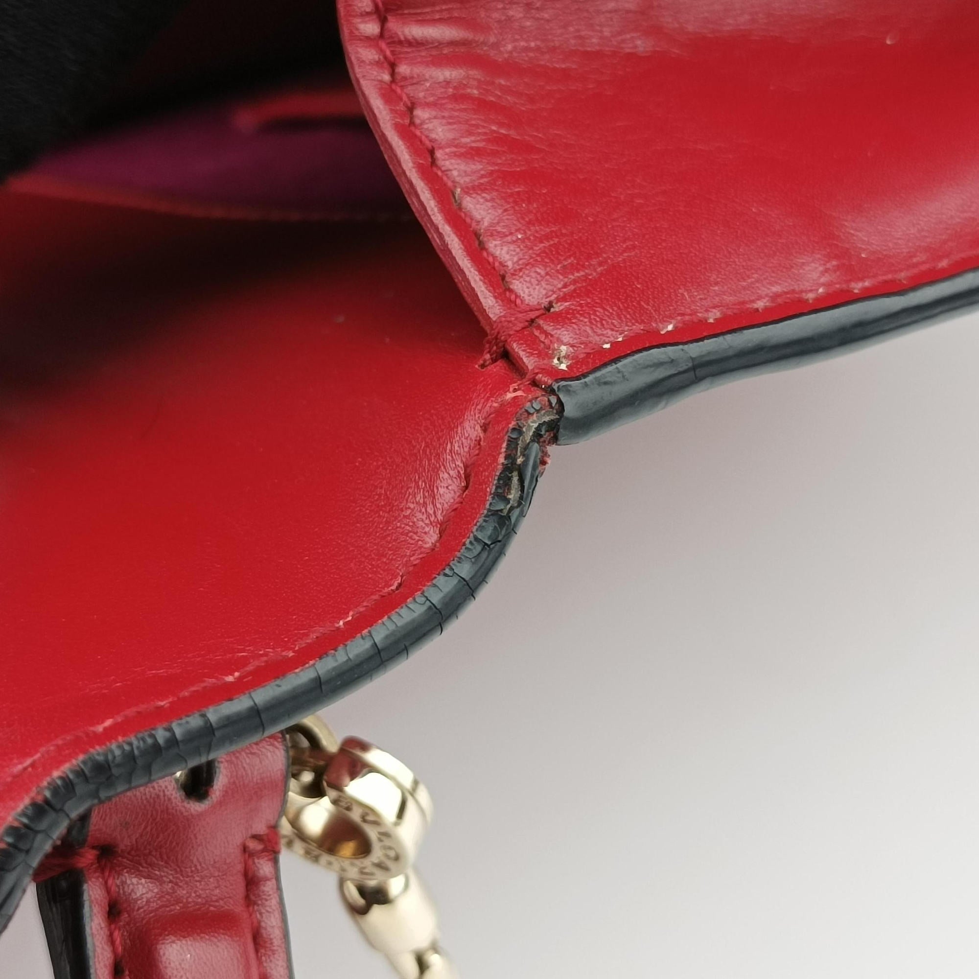 SERPENTI FOREVER Red Leather MM-M16-280165セルペンティ フォーエバー レッド レザー MM-M16-280165