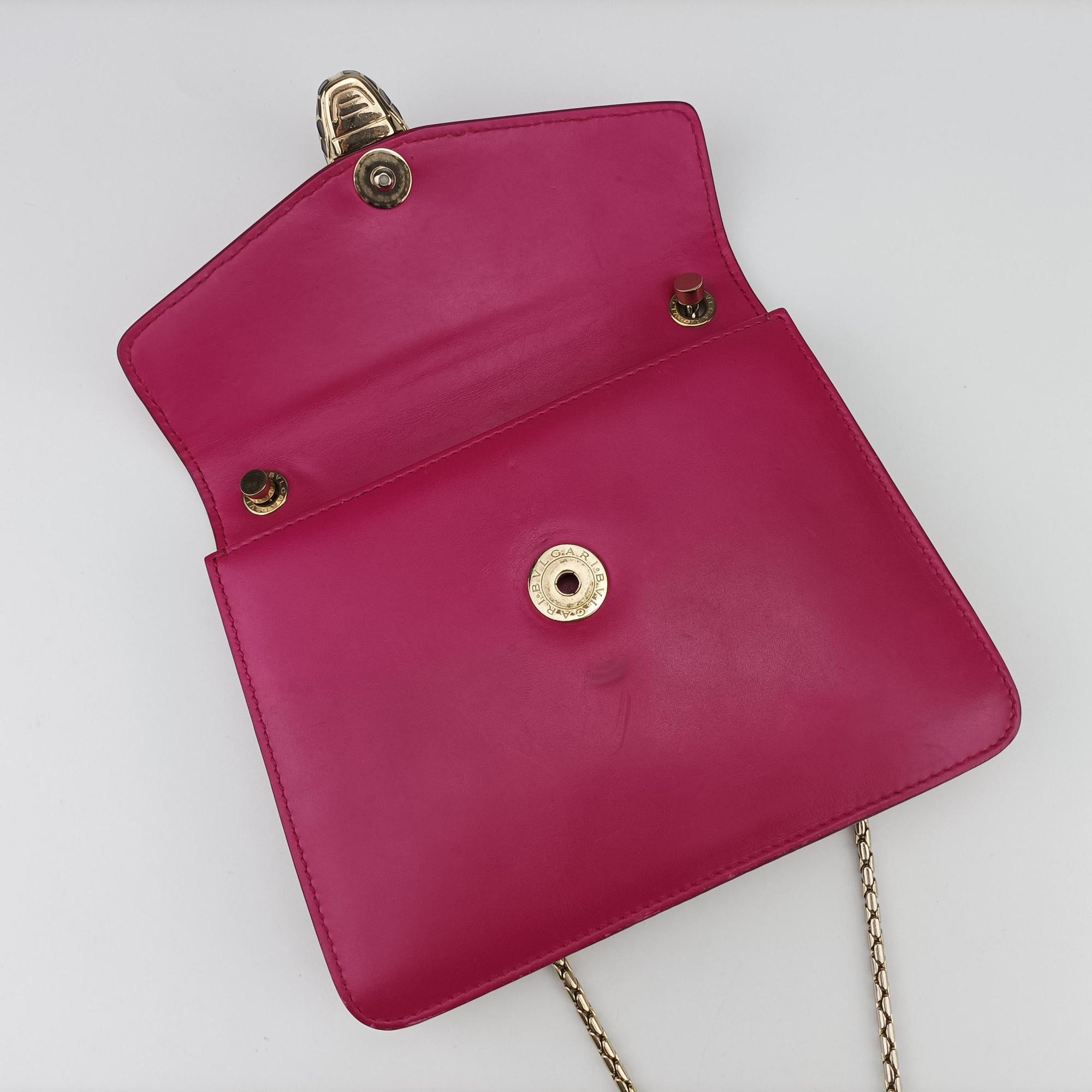 Serpenti Pink Galuchat Skin×Leather AX.K15.280200セルペンティ ピンク ガルーシャスキン×ザー AX.K15.280200