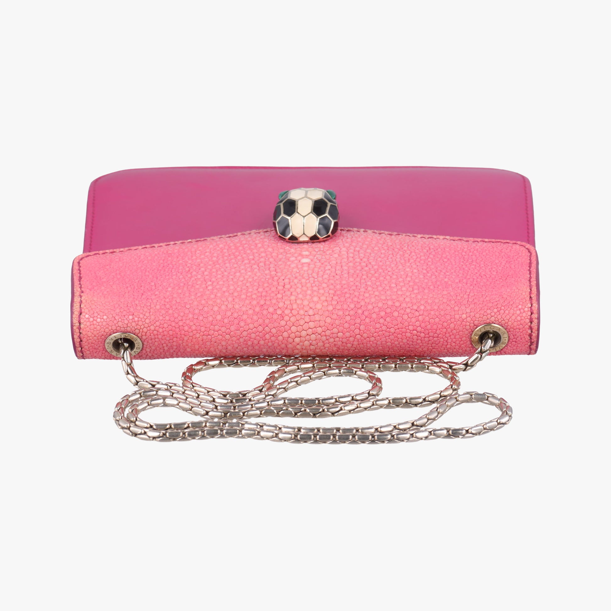 Serpenti Pink Galuchat Skin×Leather AX.K15.280200セルペンティ ピンク ガルーシャスキン×ザー AX.K15.280200
