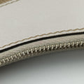 Abbey D-ring Hobo Beige×White canvas×leather 190525 B8106451アビー Dリング ホーボー ベージュ×ホワイト キャンバス×レザー 190525 B8106451