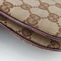 Tom Ford Bamboo Chain Beige × Metallic Purple GG canvas×leather 135962 トムフォード バンブーチェーン ベージュ×メタリックパープル GG  キャンバス×レザー 135962 