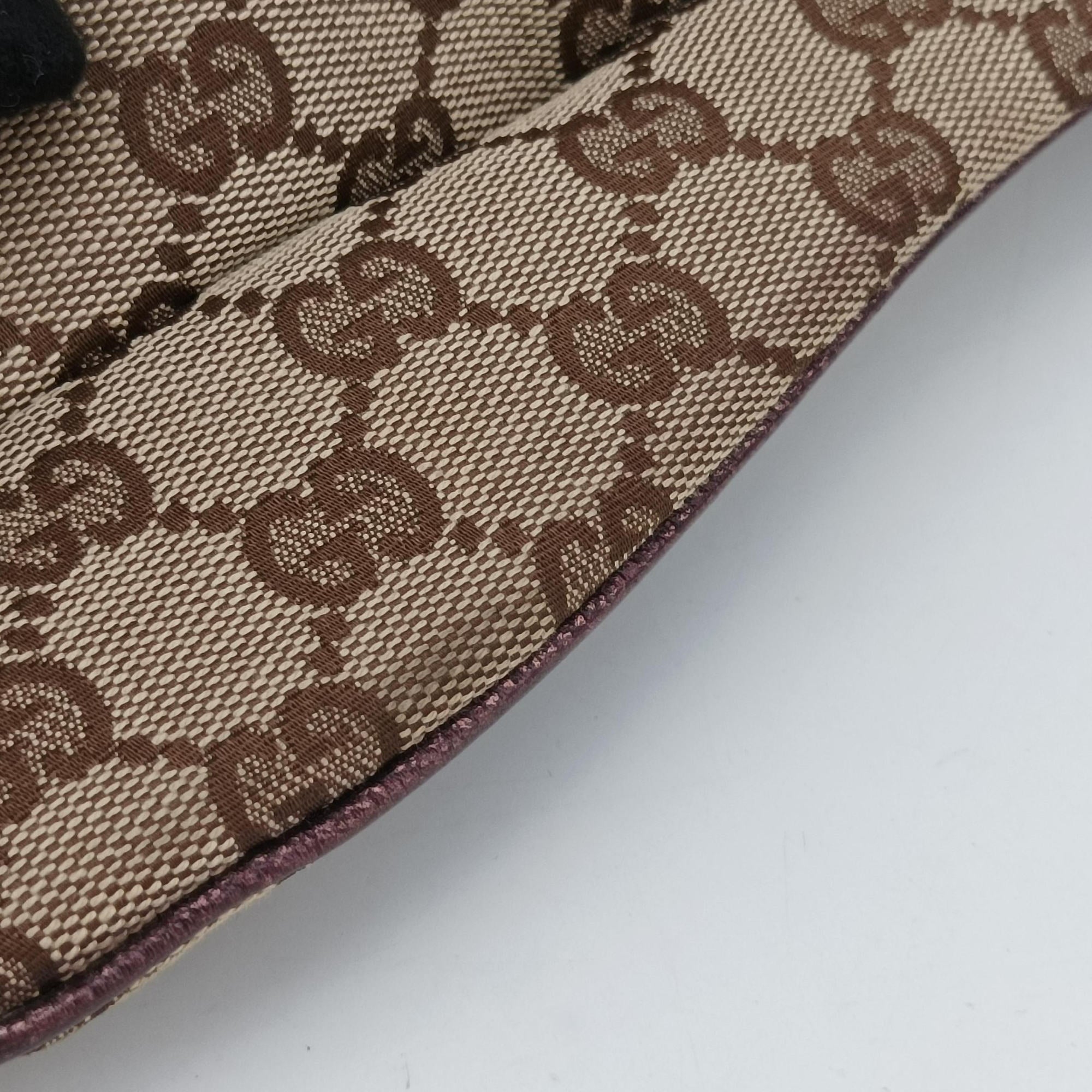 Tom Ford Bamboo Chain Beige × Metallic Purple GG canvas×leather 135962 トムフォード バンブーチェーン ベージュ×メタリックパープル GG  キャンバス×レザー 135962 