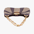 Tom Ford Bamboo Chain Beige × Metallic Purple GG canvas×leather 135962 トムフォード バンブーチェーン ベージュ×メタリックパープル GG  キャンバス×レザー 135962 