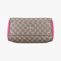 GG SUPREME beige×red×pink PVC coated canvas×leather 409529 G019060864GGスプリーム ベージュ×レッド×ピンク PVCコーティングキャンバス×レザー 409529 G019060864