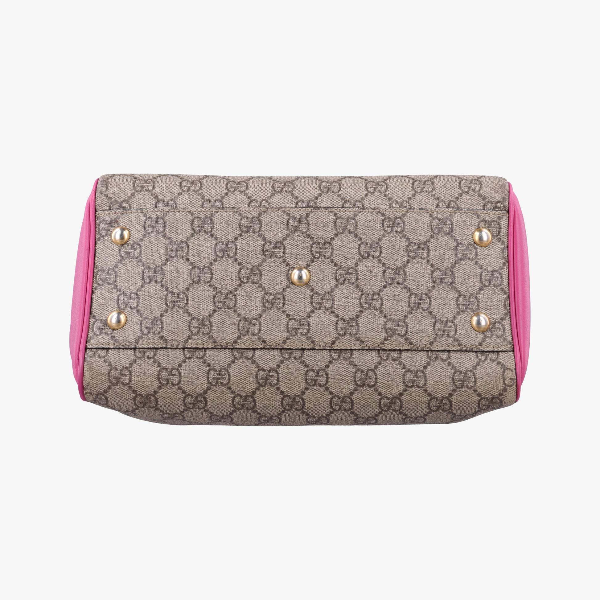 GG SUPREME beige×red×pink PVC coated canvas×leather 409529 G019060864GGスプリーム ベージュ×レッド×ピンク PVCコーティングキャンバス×レザー 409529 G019060864