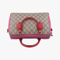 GG SUPREME beige×red×pink PVC coated canvas×leather 409529 G019060864GGスプリーム ベージュ×レッド×ピンク PVCコーティングキャンバス×レザー 409529 G019060864