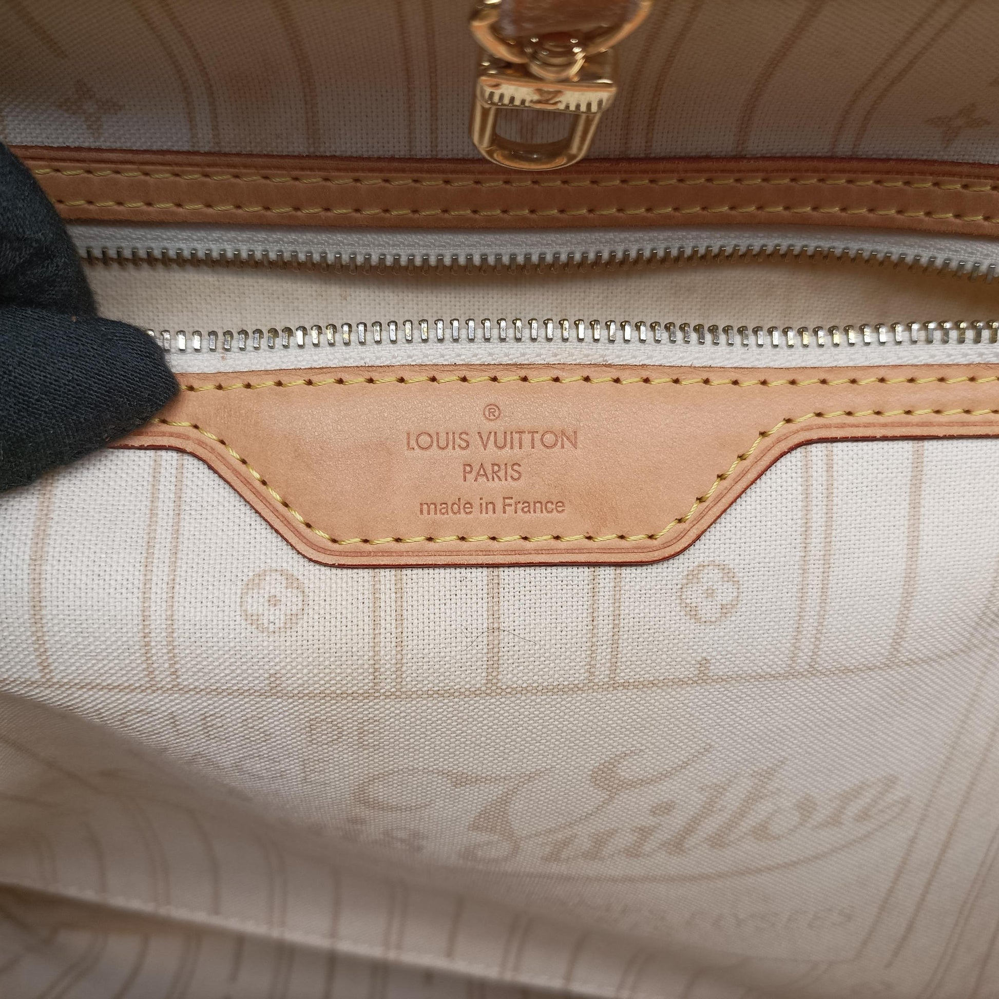 Neverfull MM Azur Damier Canvas N51107 SP2100ネヴァーフルMM アズール ダミエキャンバス N51107 SP2100