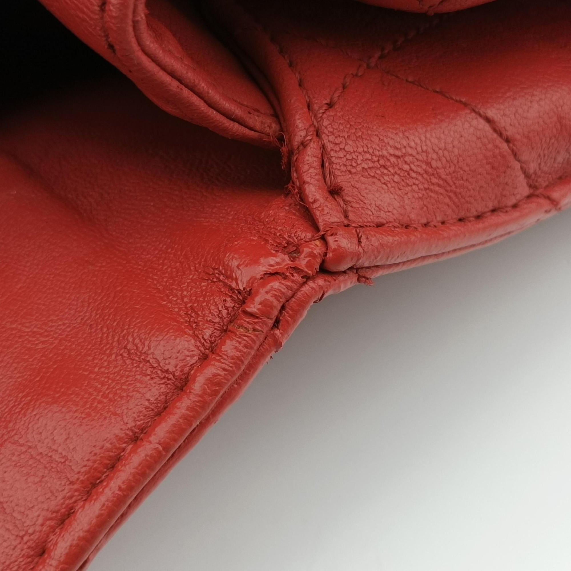 Paris-Byzance Take Away Flap Red lambskin A66738 15498333マトラッセ ターンロック 2.55 レッド ラムスキン A66738 15498333