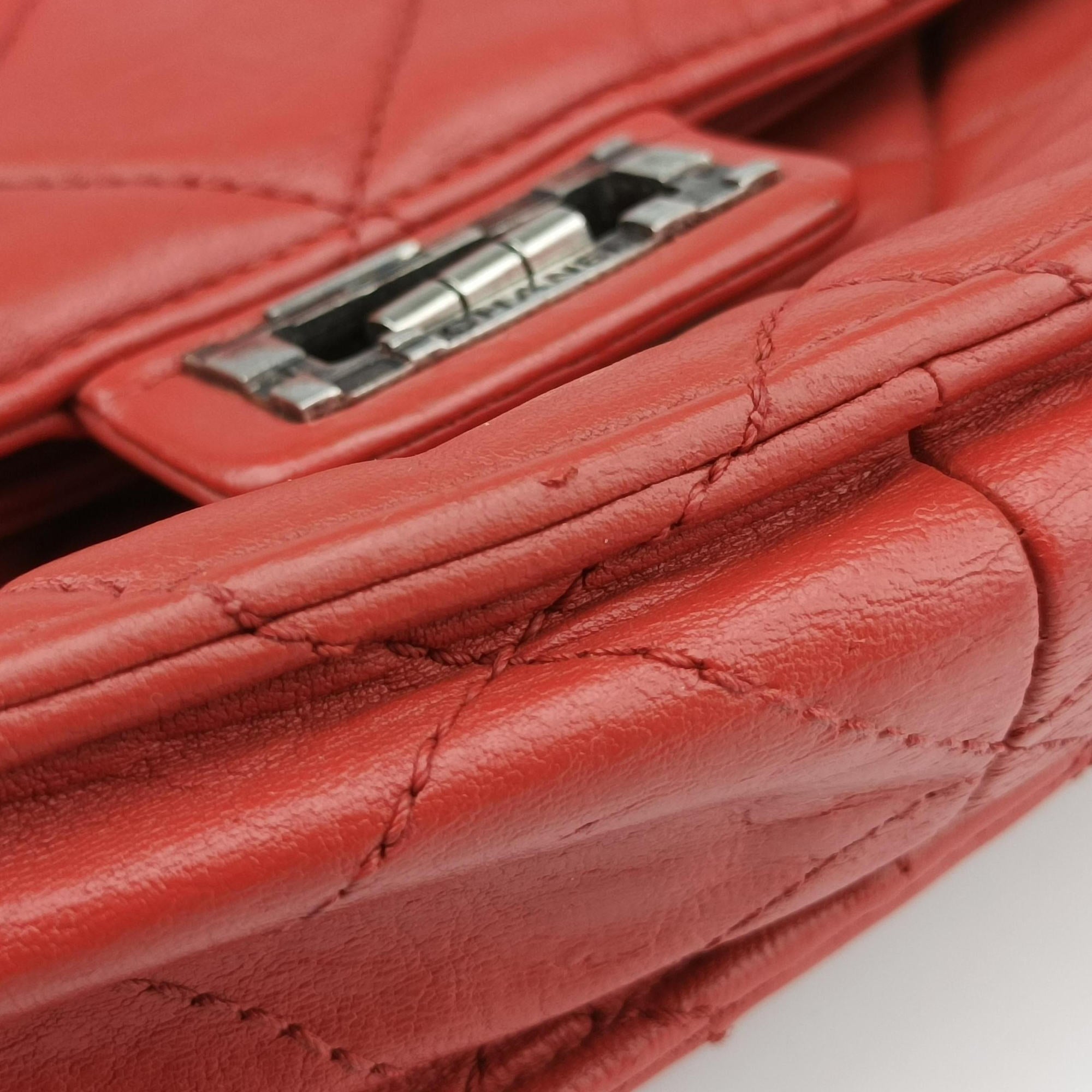 Paris-Byzance Take Away Flap Red lambskin A66738 15498333マトラッセ ターンロック 2.55 レッド ラムスキン A66738 15498333