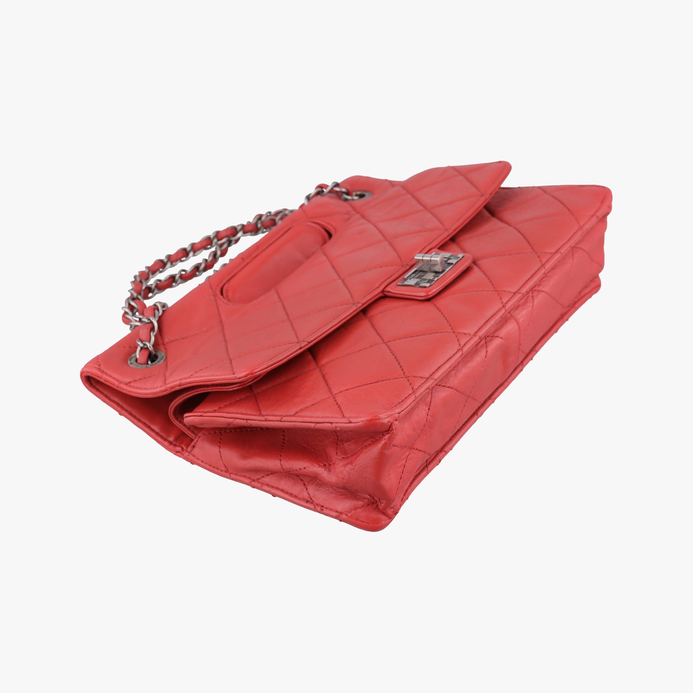Paris-Byzance Take Away Flap Red lambskin A66738 15498333マトラッセ ターンロック 2.55 レッド ラムスキン A66738 15498333