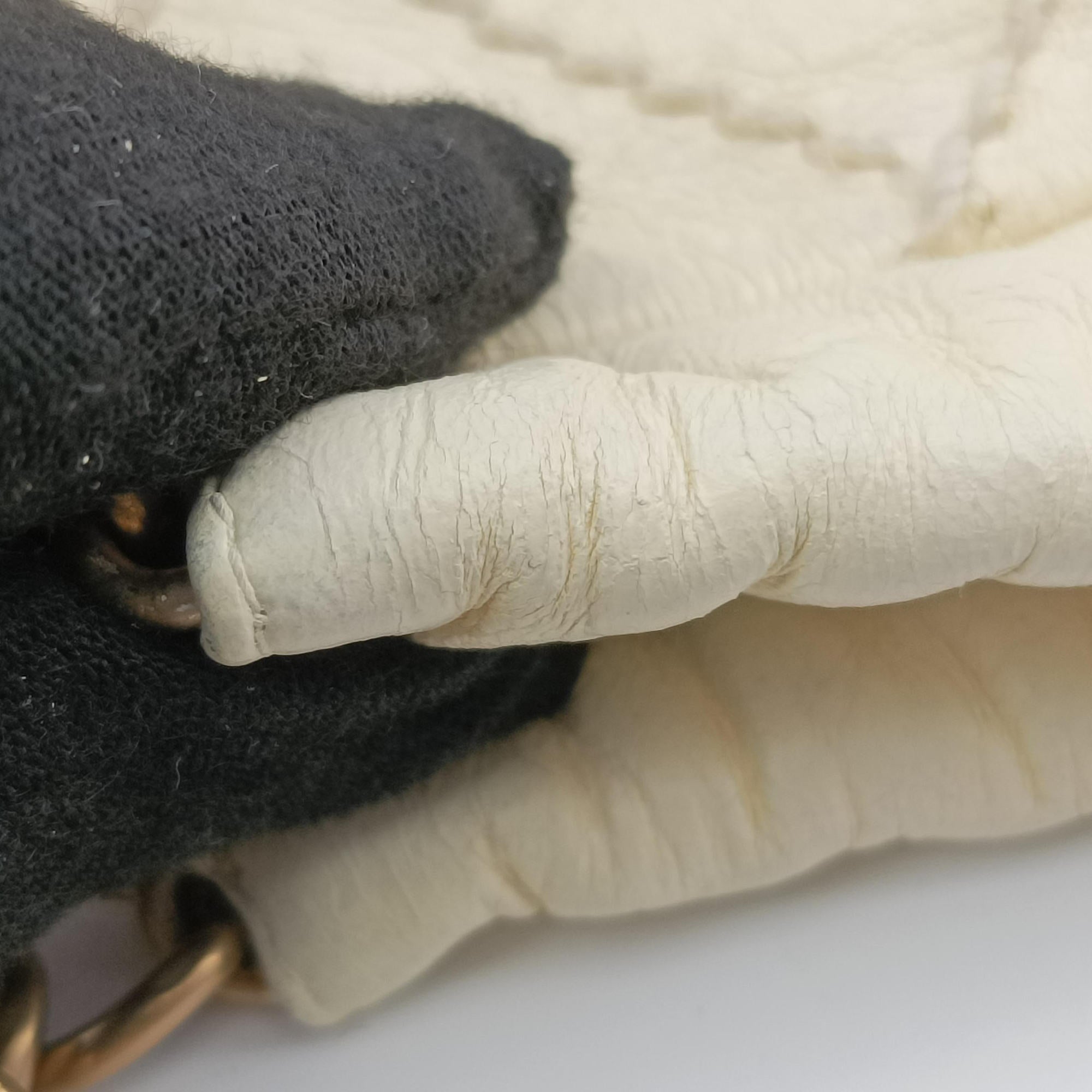 Wild Stitch Camellia Cream lambskin A25484 8984346ワイルドステッチ カメリア クリーム ラムスキン A25484 8984346