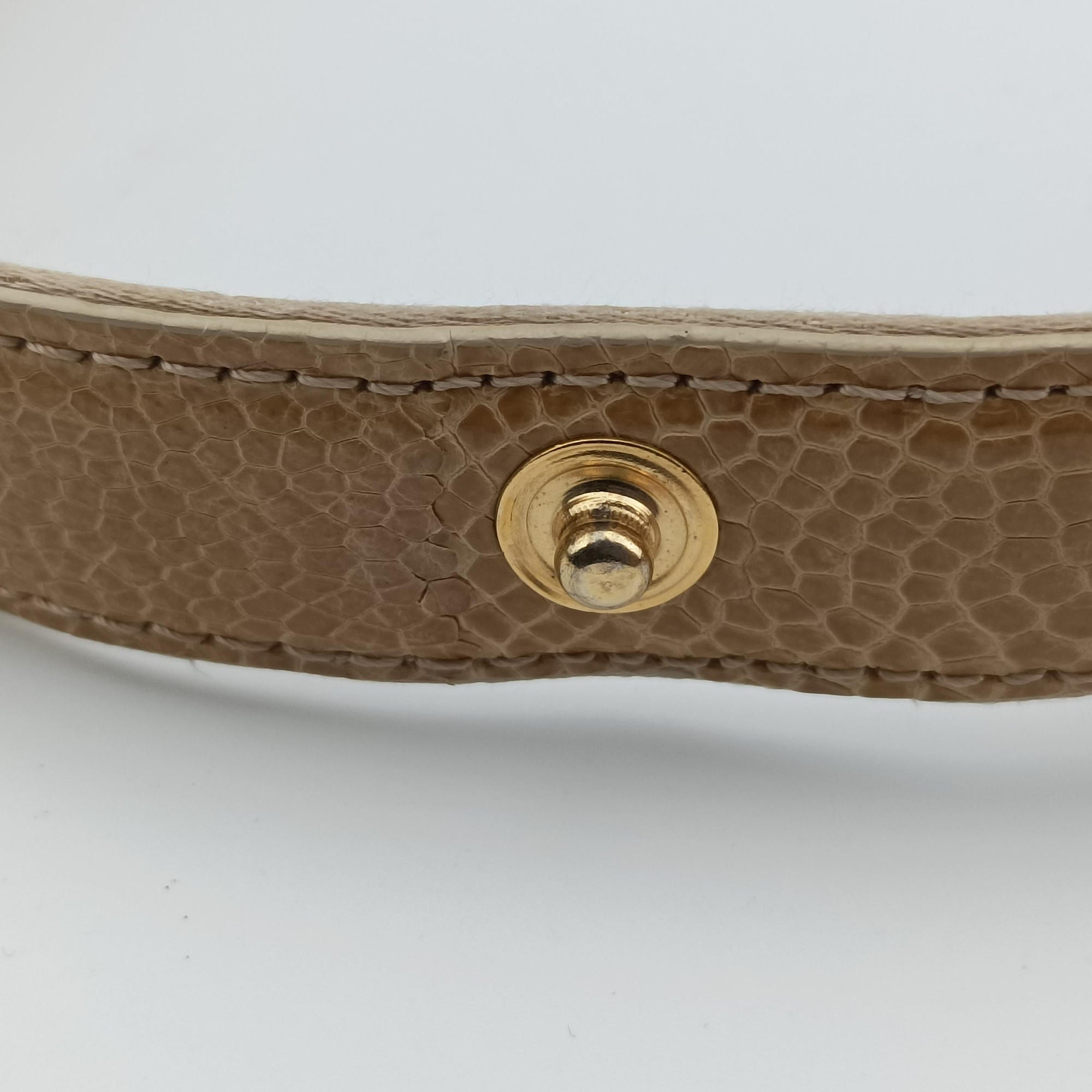 Square Flap Beige silk×leather 831507 83150790982スクエアフラップ ベージュ シルク×レザー 831507 83150790982