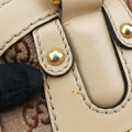 Scarlett Beige × Brownish Red canvas×leather 282299 A011592792スカーレット ベージュ × ブラウニッシュレッド キャンバス×レザー 282299 A011592792