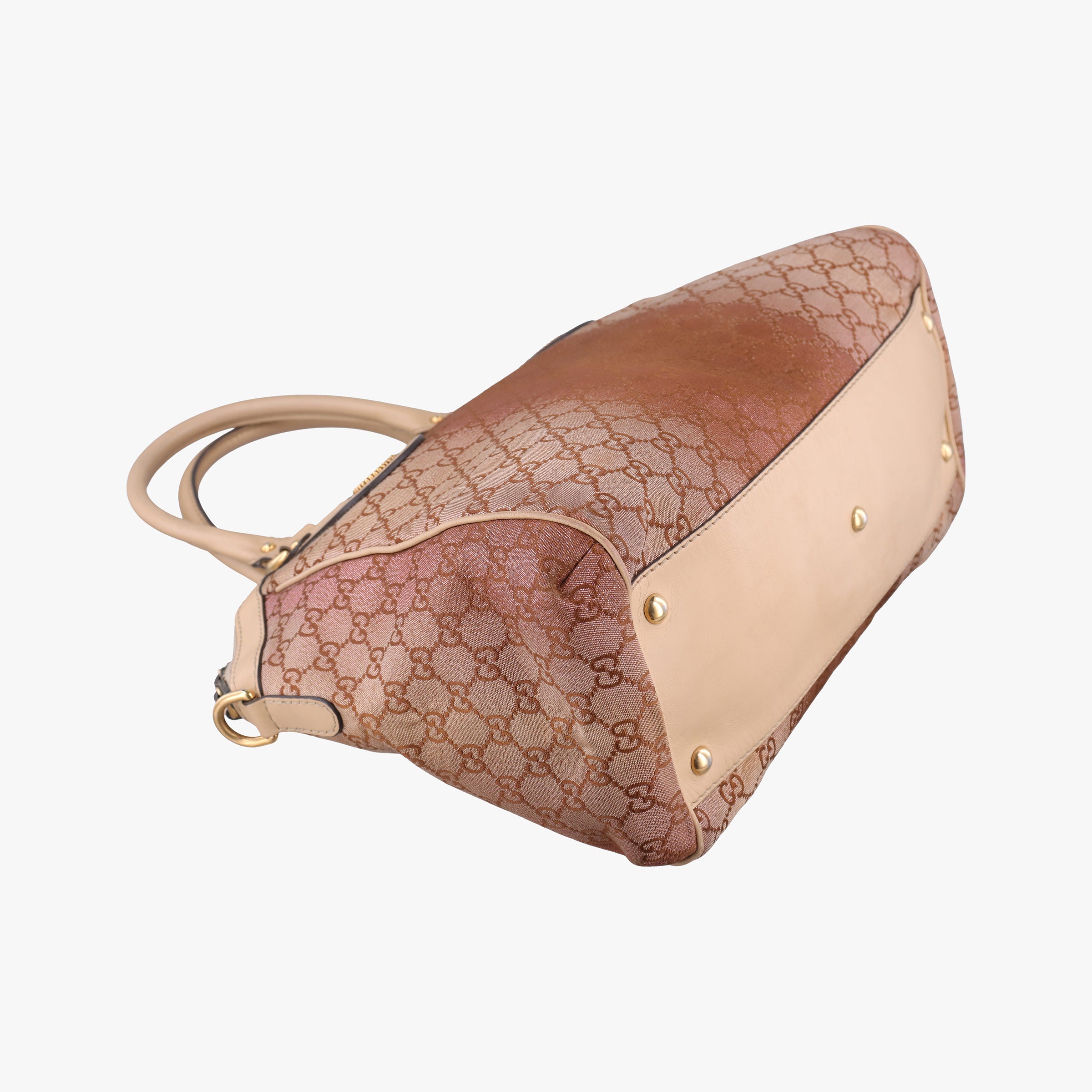 Scarlett Beige × Brownish Red canvas×leather 282299 A011592792スカーレット ベージュ × ブラウニッシュレッド キャンバス×レザー 282299 A011592792