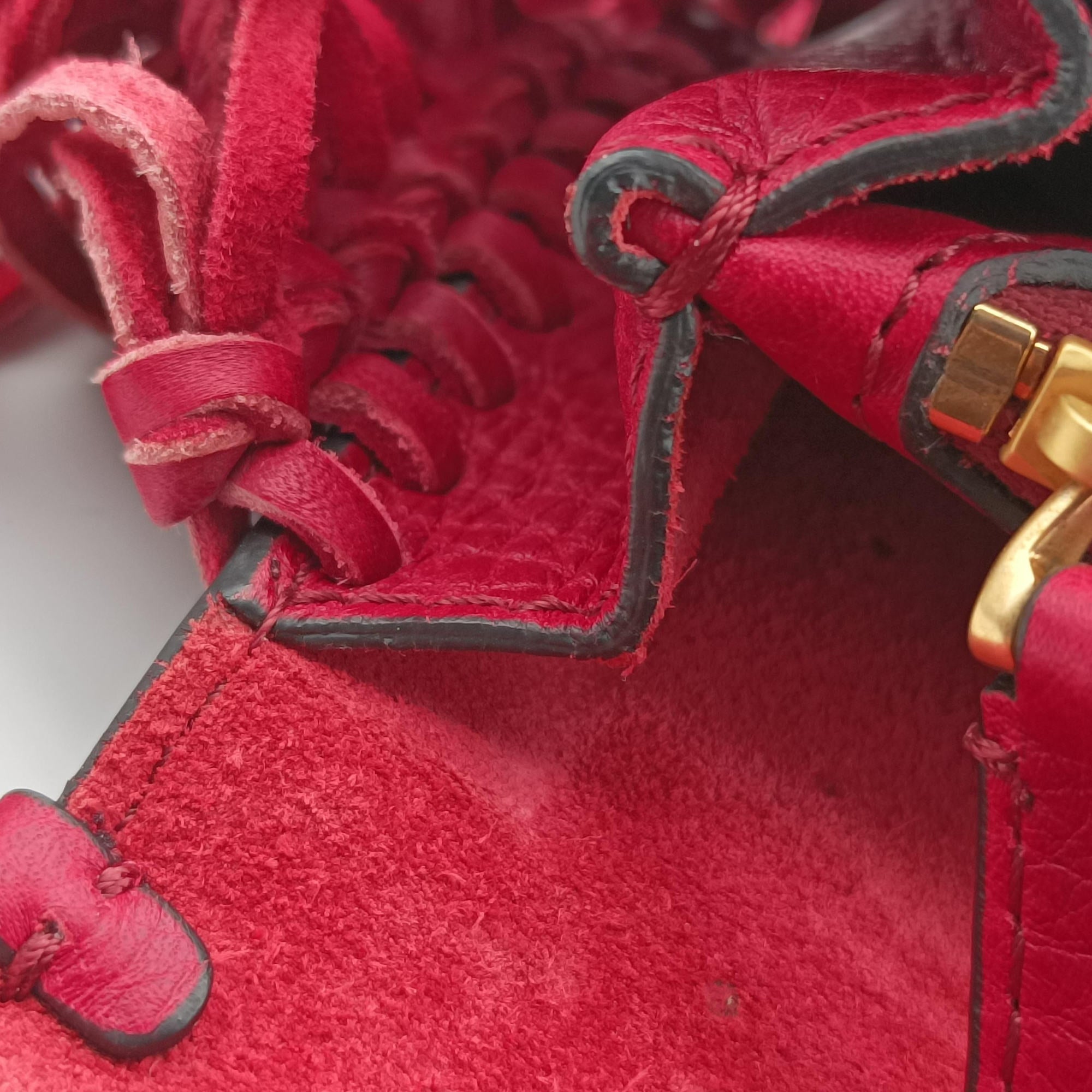 Griffin Fringe Red Leather BS-G713VSF3グリフィン フリンジ レッド レザー BS-G713VSF3