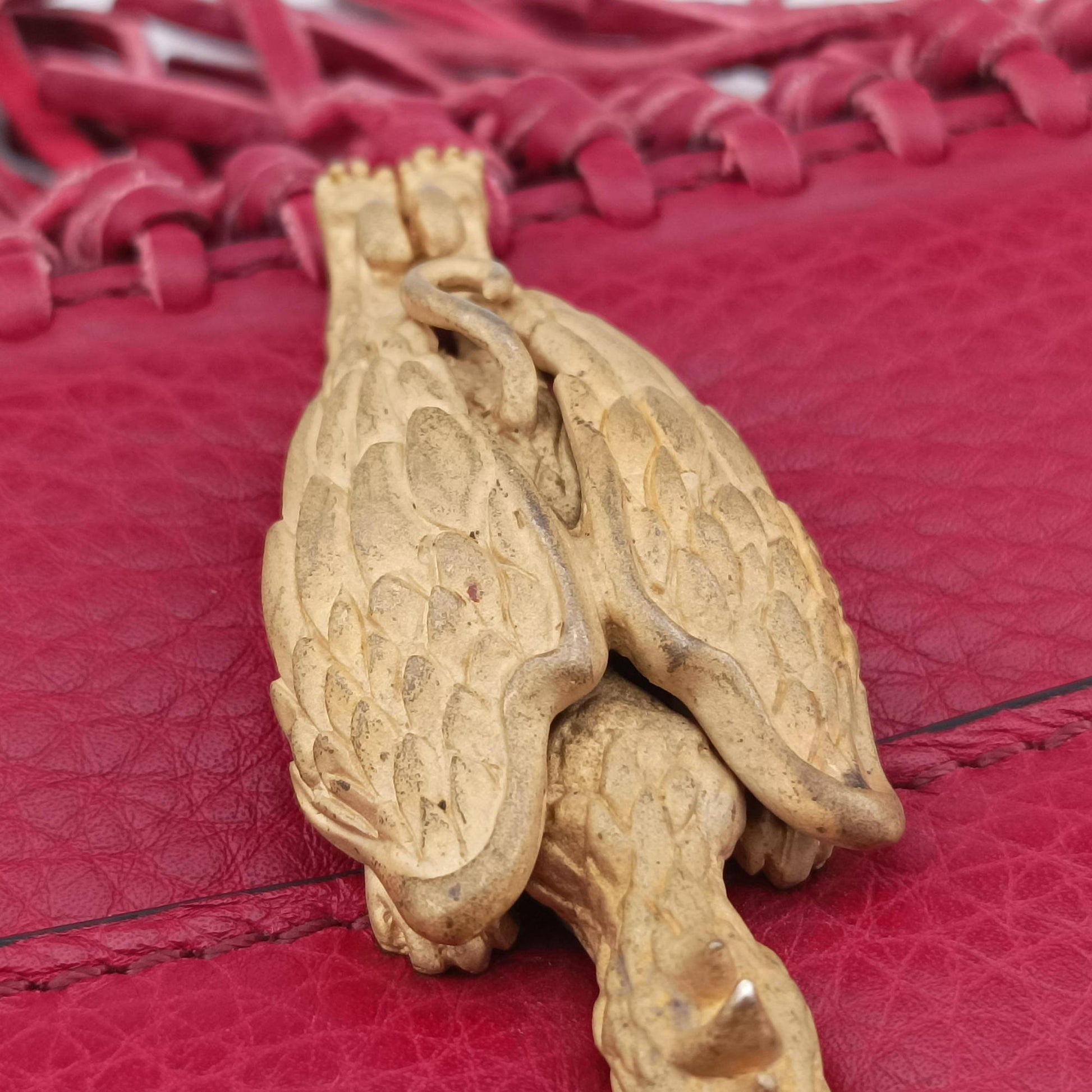 Griffin Fringe Red Leather BS-G713VSF3グリフィン フリンジ レッド レザー BS-G713VSF3