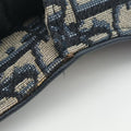Saddle Navy Jacquard×Leather 50-MA-1119サドル ブルーブラック ジャガード×レザー 50-MA-1119