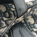 Saddle Navy Jacquard×Leather 50-MA-1119サドル ブルーブラック ジャガード×レザー 50-MA-1119