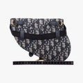 Saddle Navy Jacquard×Leather 50-MA-1119サドル ブルーブラック ジャガード×レザー 50-MA-1119
