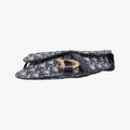 Saddle Navy Jacquard×Leather 50-MA-1119サドル ブルーブラック ジャガード×レザー 50-MA-1119