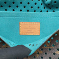 Flore Saumur 30 Brown×Turquoise Monogram Perfo M93998 TJ4111フローレ ソミュール30 モノグラム/ブラウン×テュルコワーズ モノグラム ペルフォ M93998 TJ4111