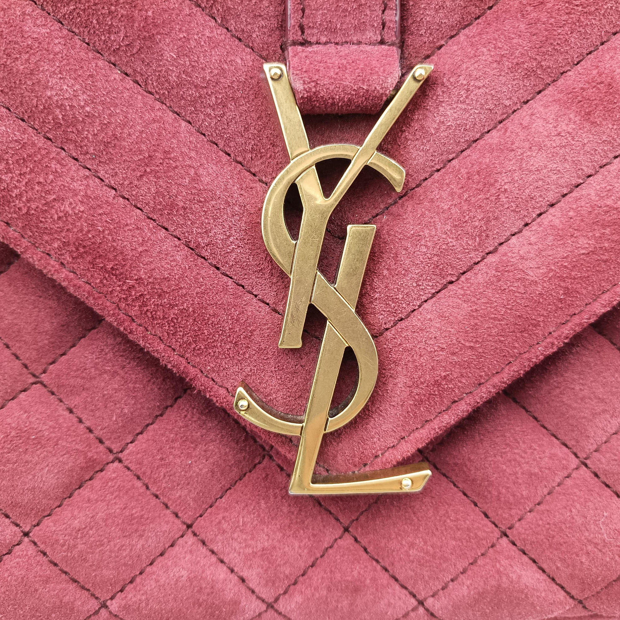 Monogram Envelope COLLEGE bordeaux suede 440155 TCT440155.0916モノグラムエンベロープ カレッジ ボルドー スエード 440155 TCT440155.0916