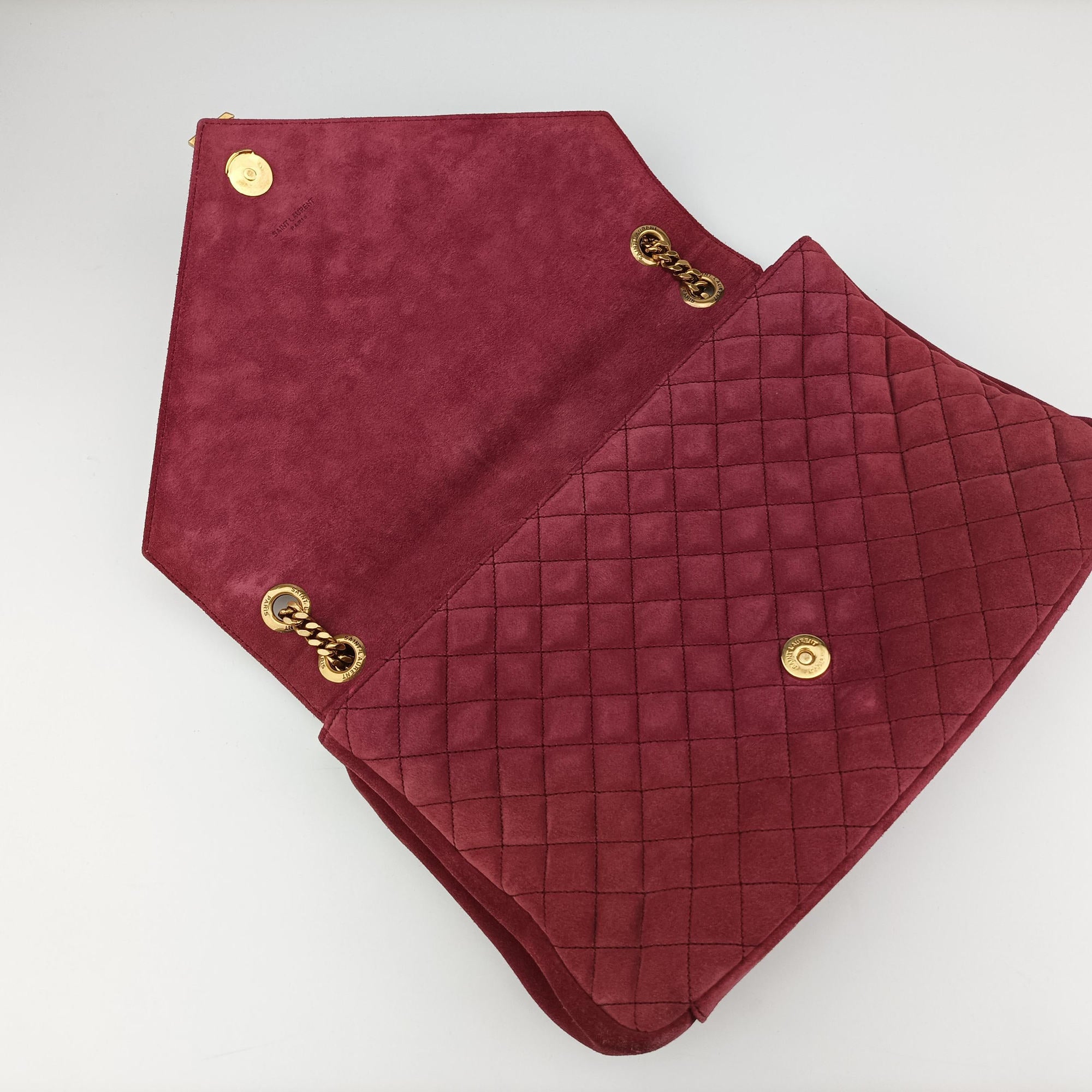 Monogram Envelope COLLEGE bordeaux suede 440155 TCT440155.0916モノグラムエンベロープ カレッジ ボルドー スエード 440155 TCT440155.0916