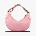 Bamboo Ring Hobo Pink Leather 137577 バンブーリングホーボー ピンク レザー 137577 