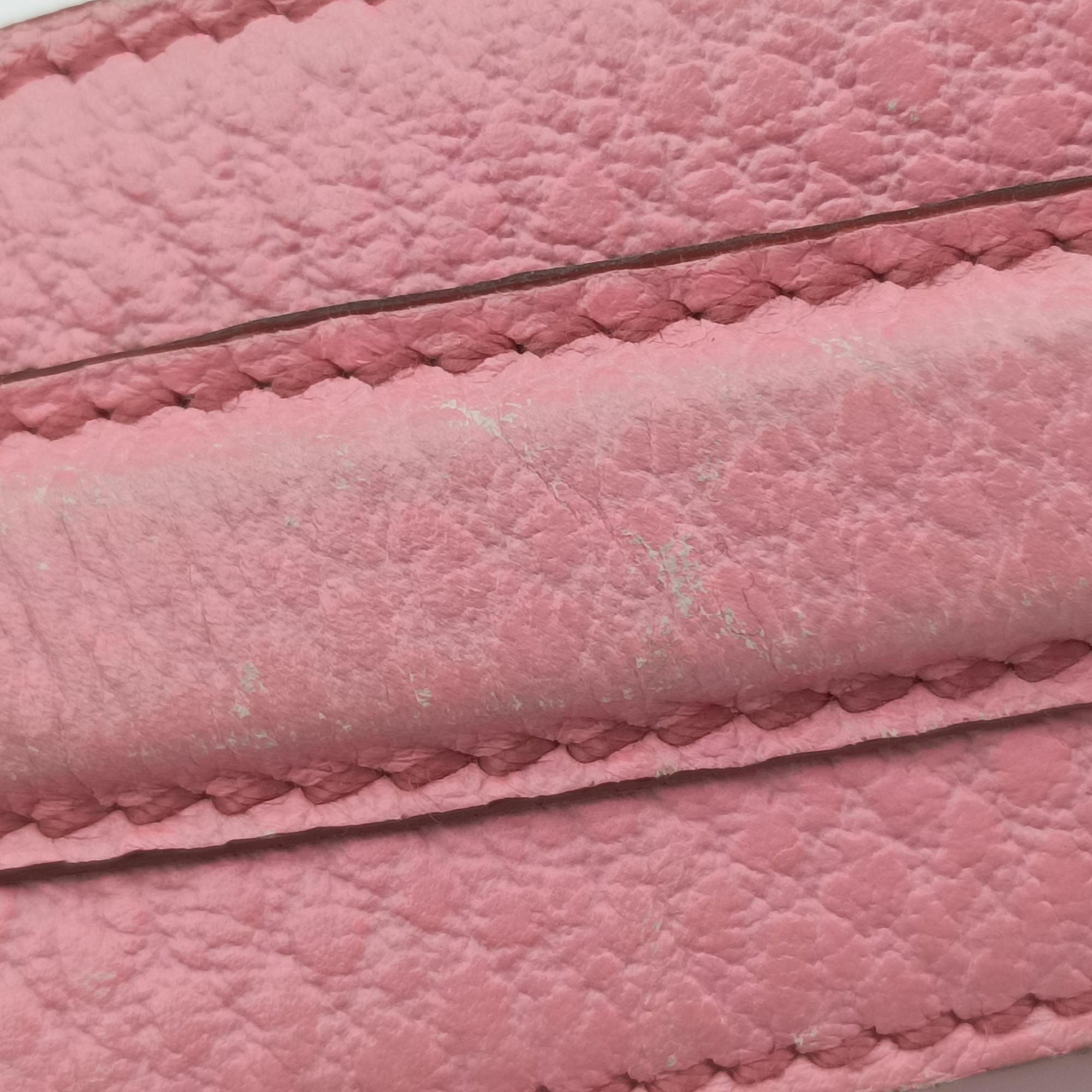 Bamboo Ring Hobo Pink Leather 137577 バンブーリングホーボー ピンク レザー 137577 