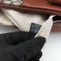 Diamante Brown × Beige Canvas × Leather 231838 E5835162ディアマンテ ブラウン x ベージュ キャンバス x レザー 231838 E5835162
