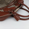 Diamante Brown × Beige Canvas × Leather 231838 E5835162ディアマンテ ブラウン x ベージュ キャンバス x レザー 231838 E5835162