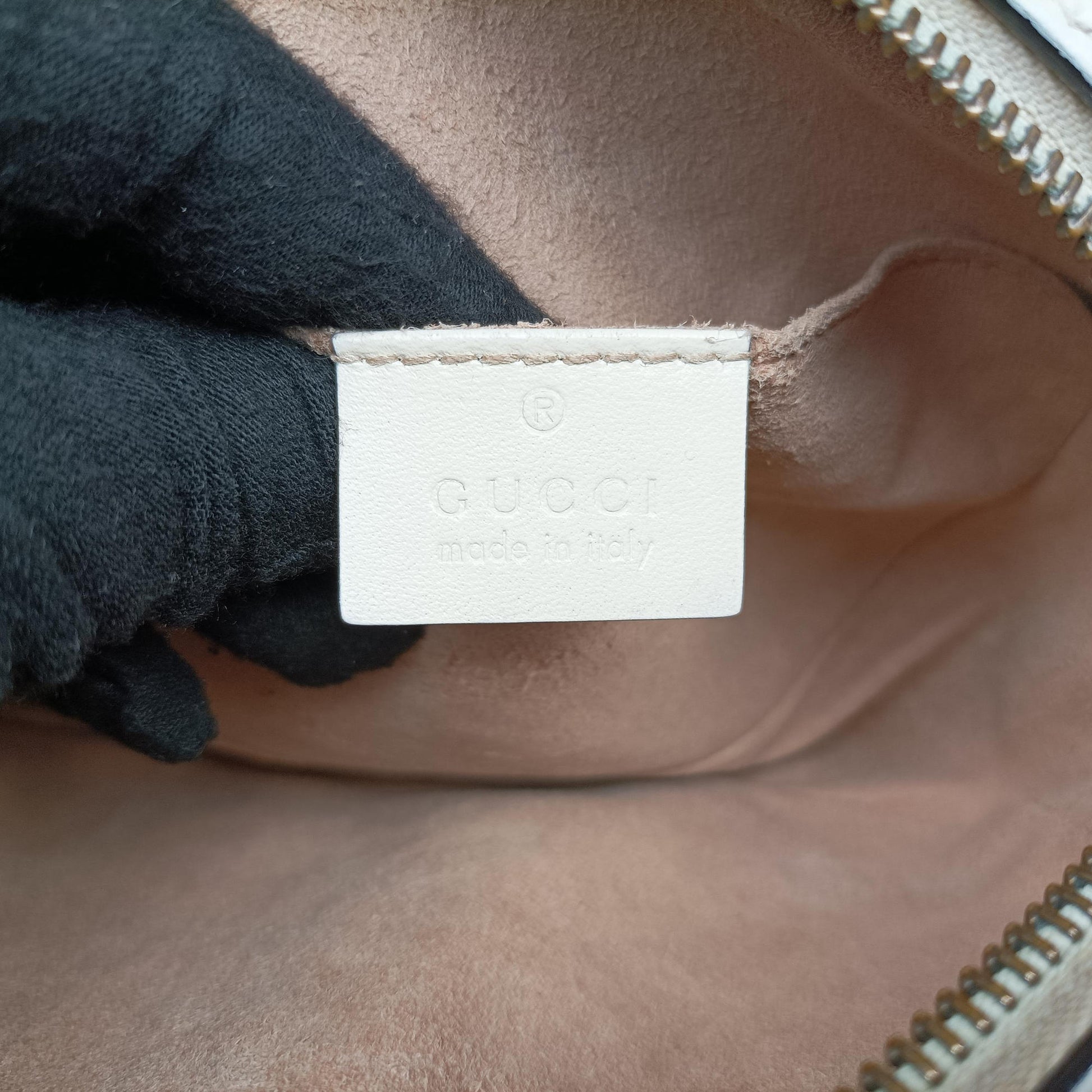 GG Marmont White × MultiColor Leather 448065 A022012344GGマーモント ホワイト × マルチカラー レザー 448065 A022012344