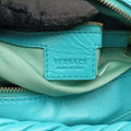 Wavy Ruched Hobo Blue Lambskin ウェーブ シャーリング ホーボー ブルー ラムレザー 