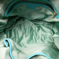 Wavy Ruched Hobo Blue Lambskin ウェーブ シャーリング ホーボー ブルー ラムレザー 