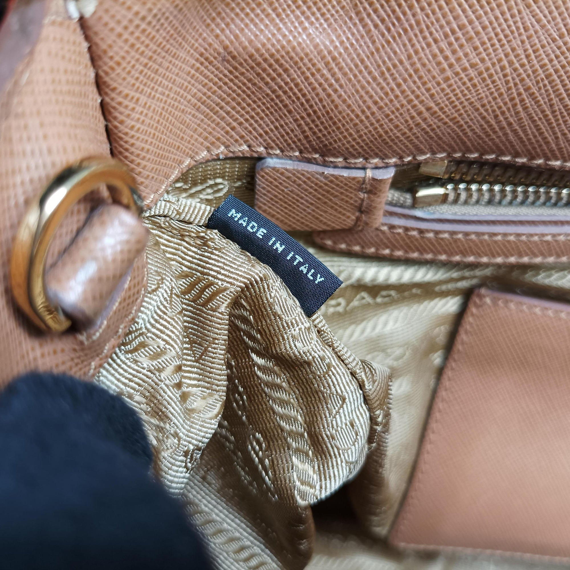 Galleria brown×orange SAFFIANO Leather B2274C 25ガレリア ブラウン×オレンジ サフィアーノレザー B2274C 25