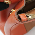 Galleria brown×orange SAFFIANO Leather B2274C 25ガレリア ブラウン×オレンジ サフィアーノレザー B2274C 25