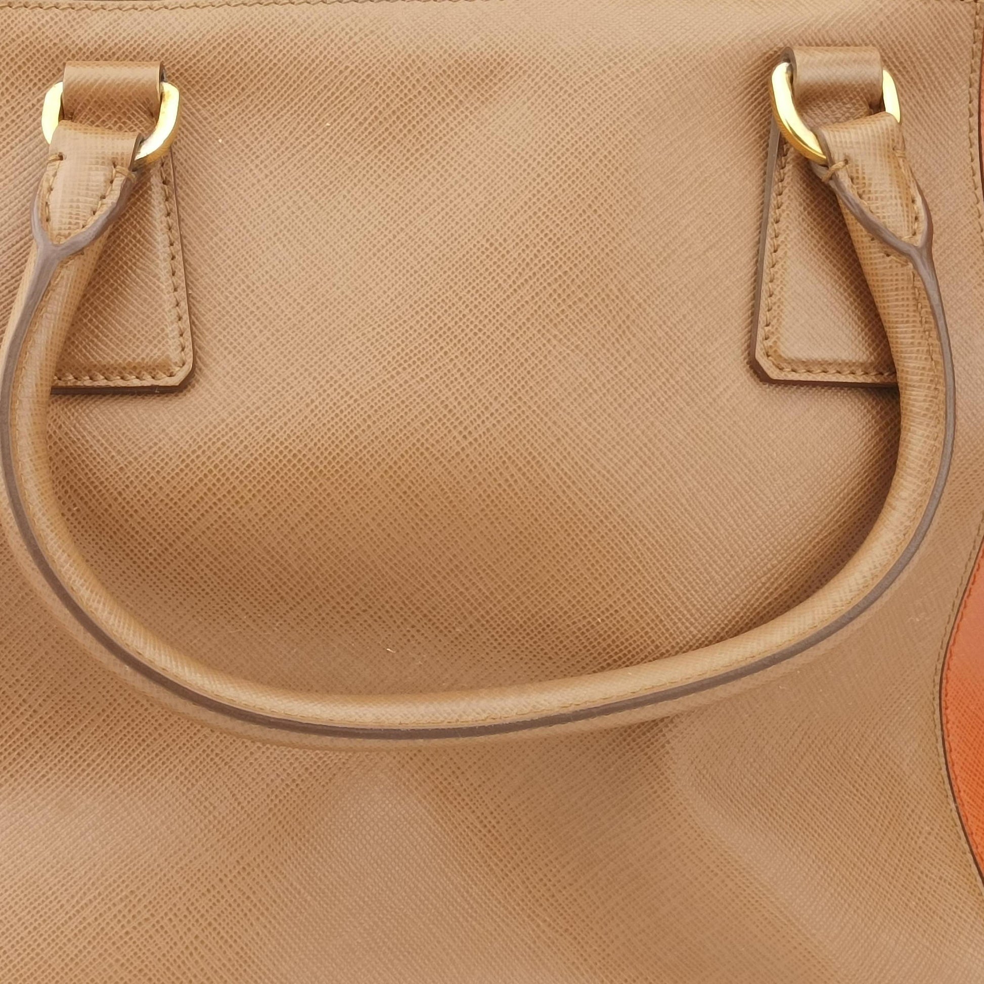Galleria brown×orange SAFFIANO Leather B2274C 25ガレリア ブラウン×オレンジ サフィアーノレザー B2274C 25