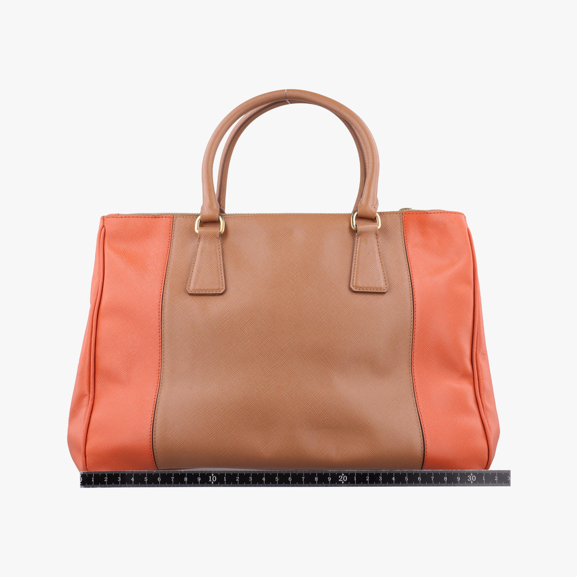 Galleria brown×orange SAFFIANO Leather B2274C 25ガレリア ブラウン×オレンジ サフィアーノレザー B2274C 25