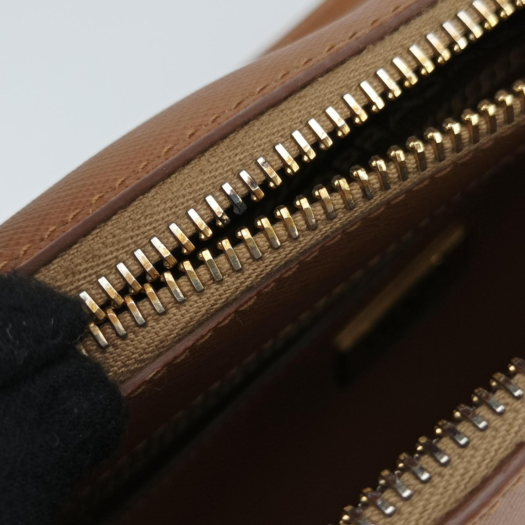 Galleria brown×orange SAFFIANO Leather B2274C 25ガレリア ブラウン×オレンジ サフィアーノレザー B2274C 25