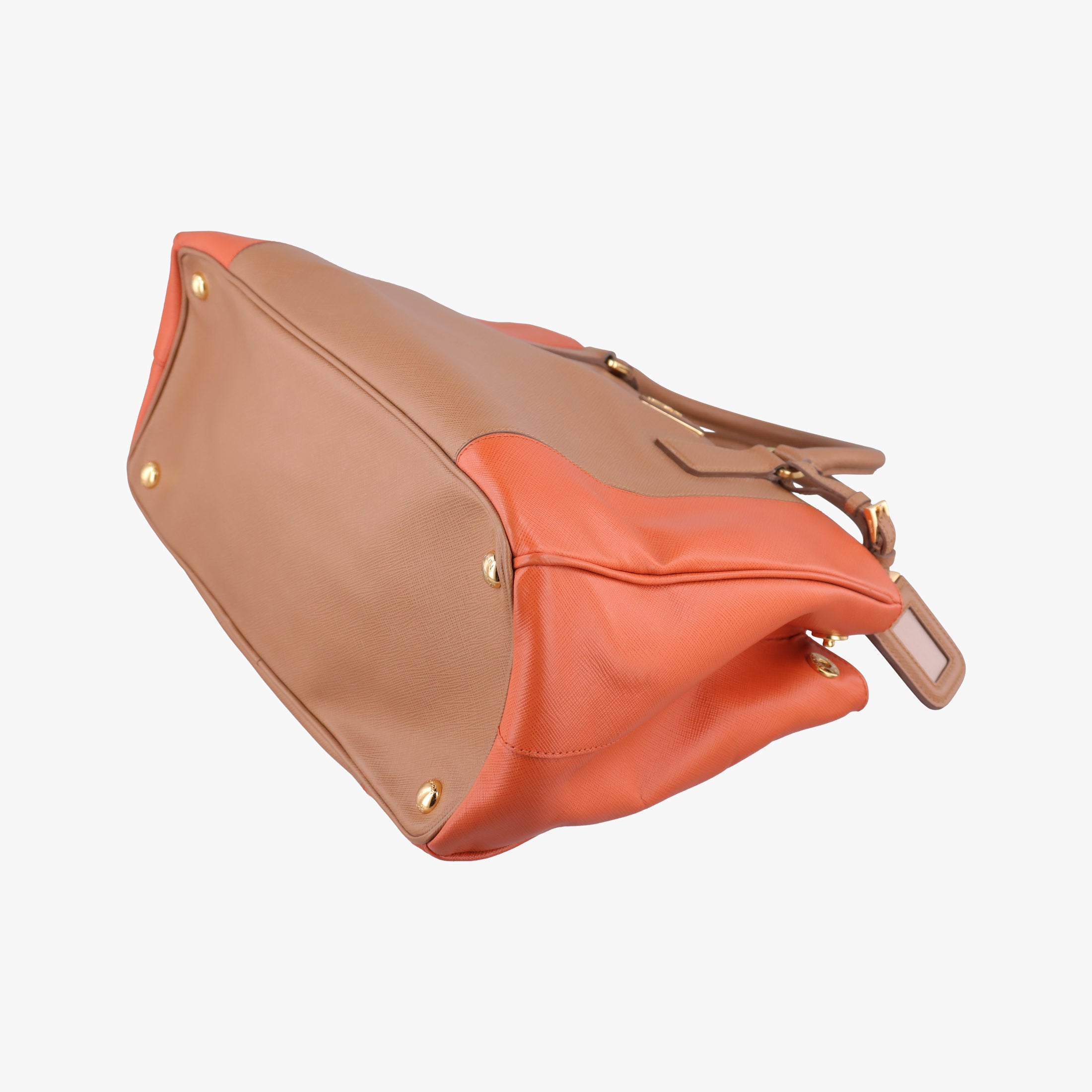 Galleria brown×orange SAFFIANO Leather B2274C 25ガレリア ブラウン×オレンジ サフィアーノレザー B2274C 25